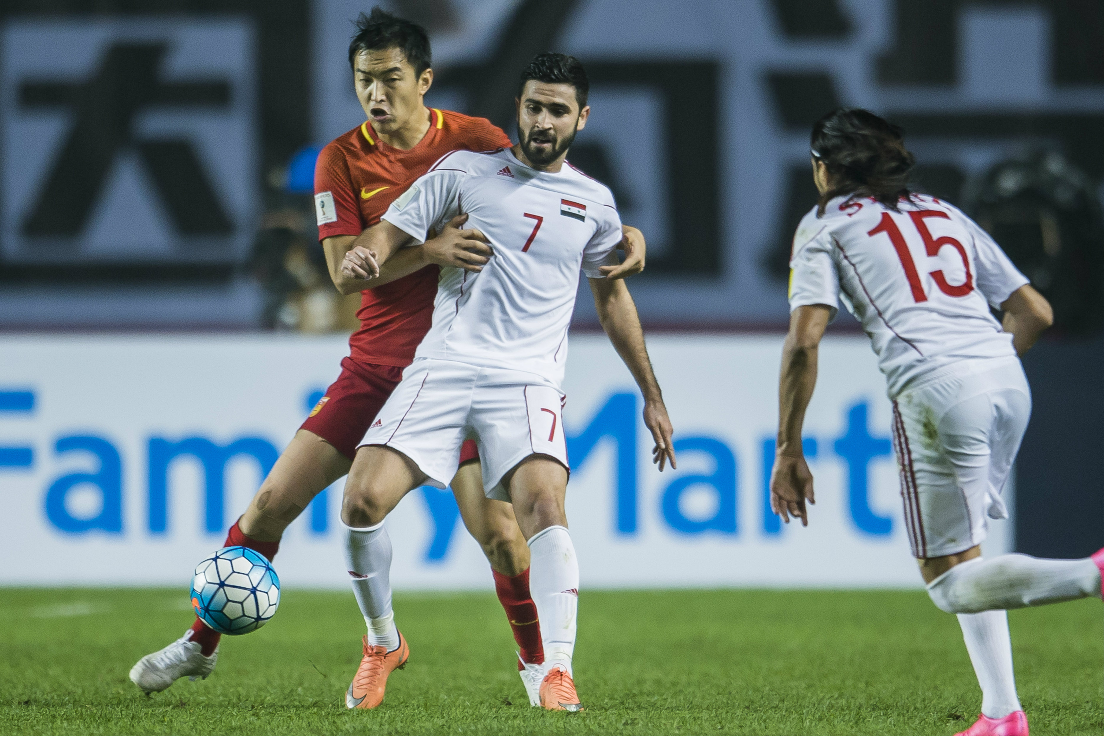 Omar Khribin has been in great form for Syria in qualifying.