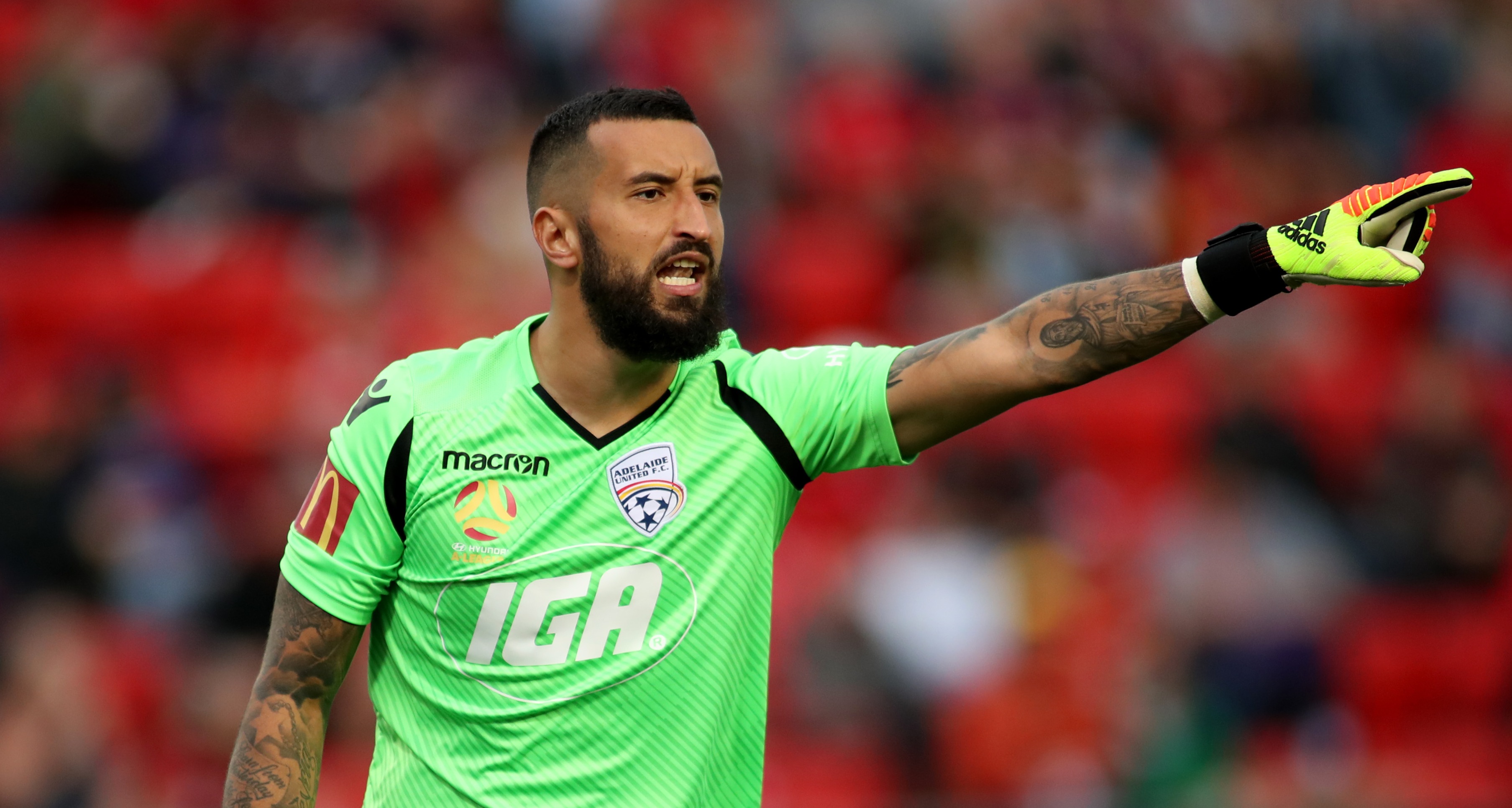 Adelaide 'keeper Paul Izzo