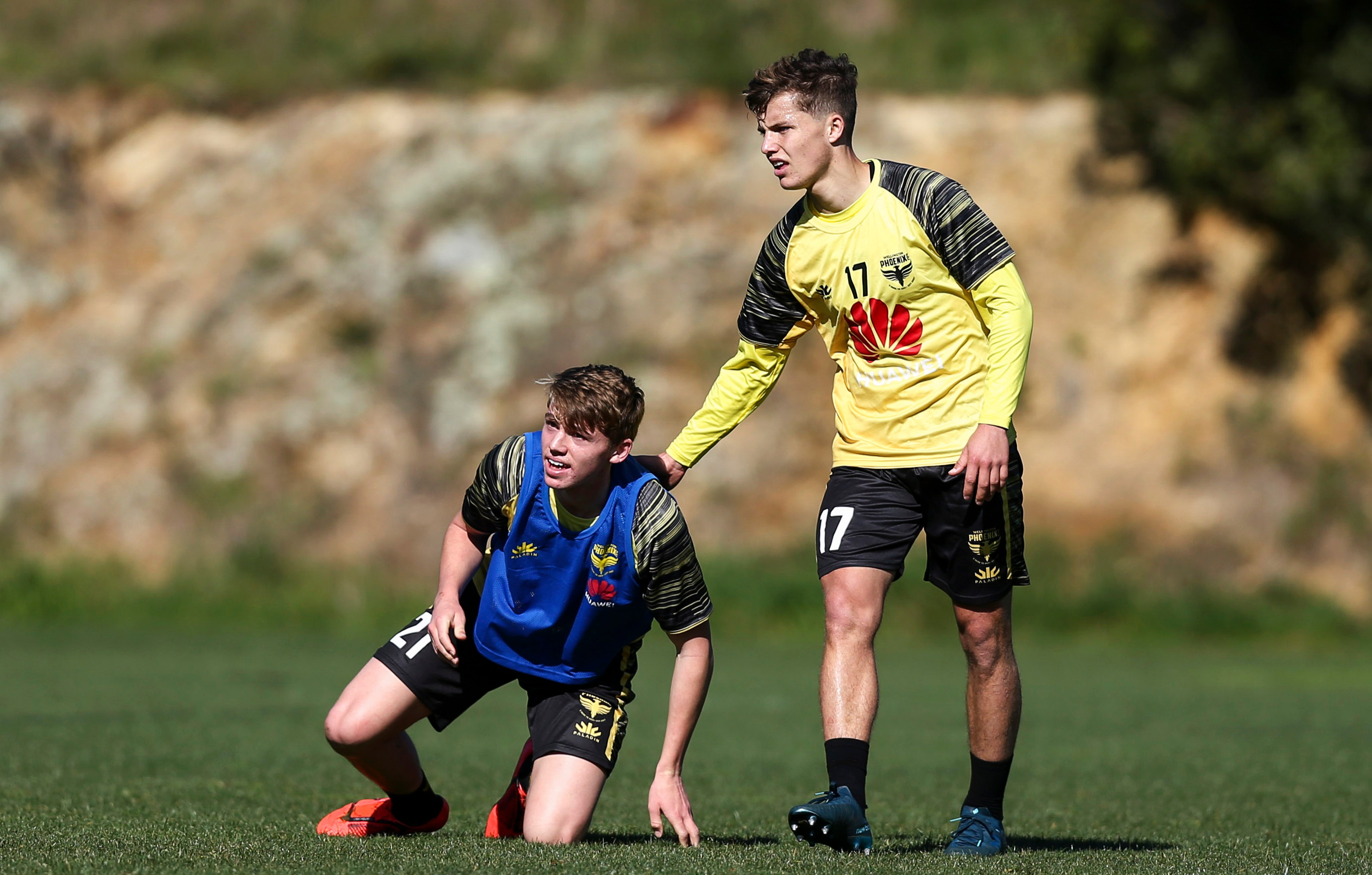Callum McCowatt and Callan Elliot, two of New Zealand's brightest young talents