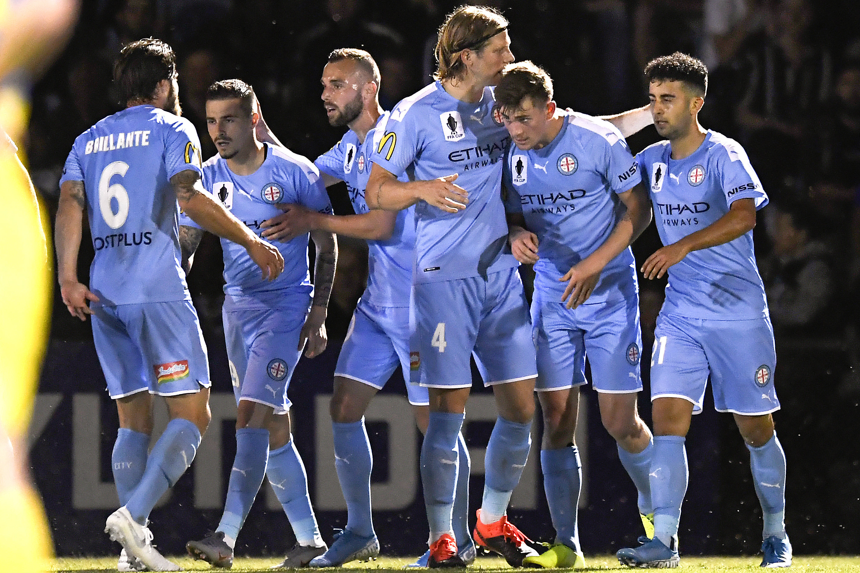 Melbourne City celebrate