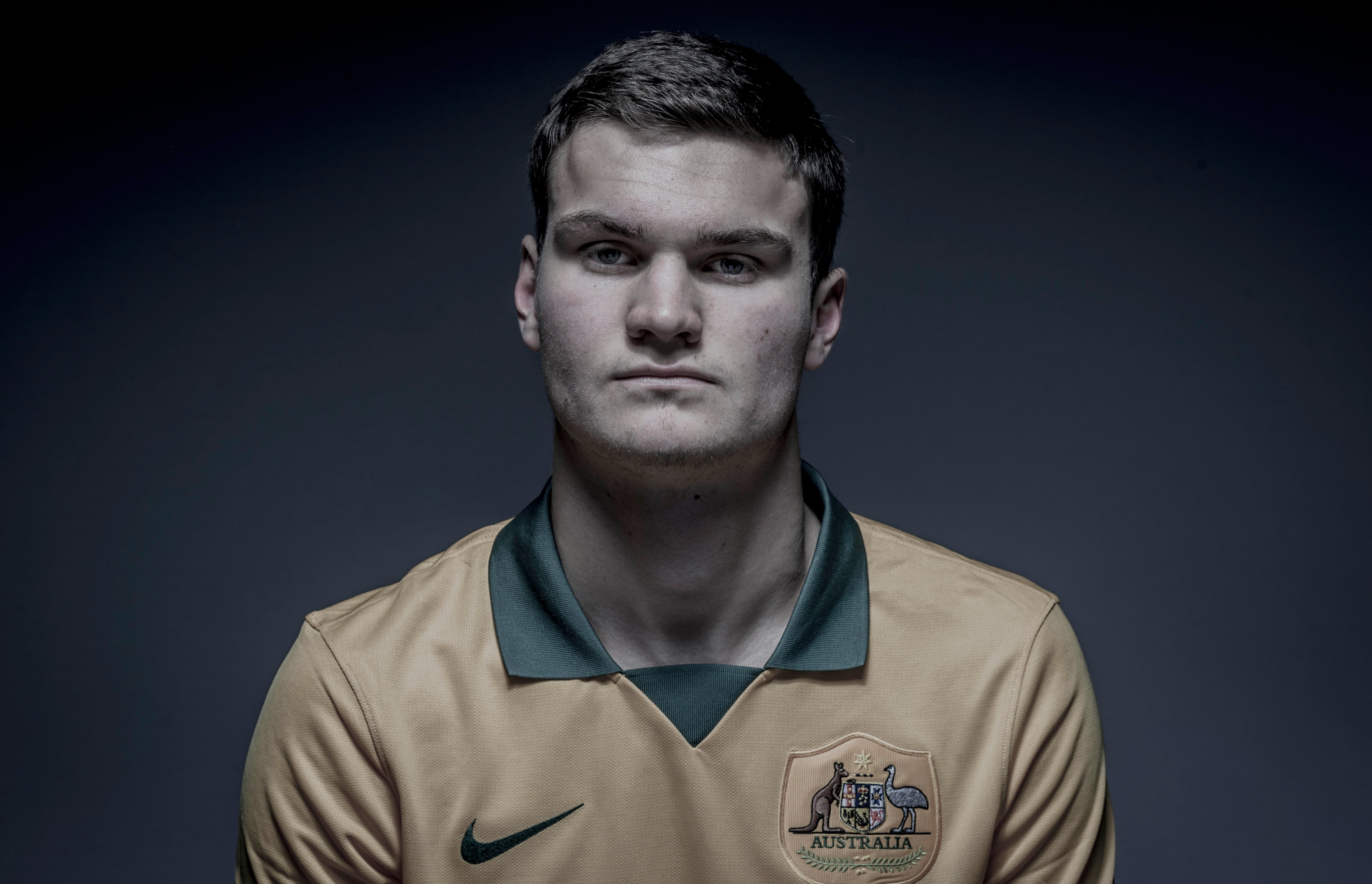 Curtis Good during a portrait session at the Hotel Verta on March 4, 2014 in Battersea, England