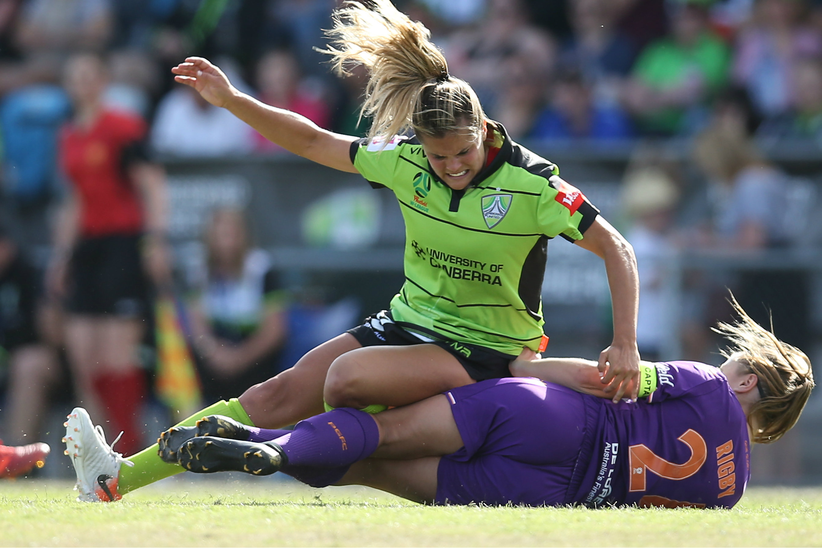 Katie Stengel and Natasha Rigby threw themselves into this challenge