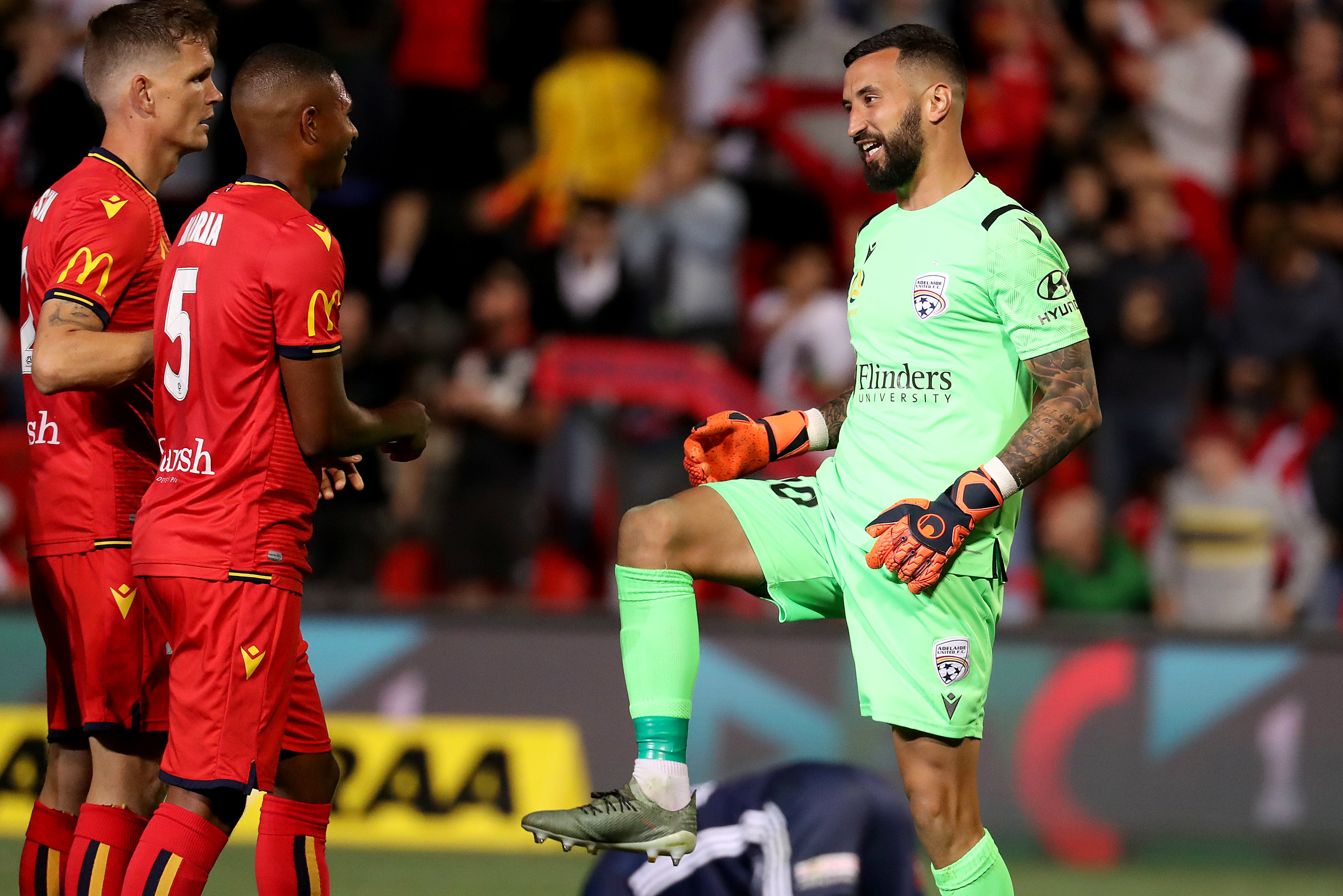 Paul Izzo made a number of vital stops as the Reds held on for a 1-0 win