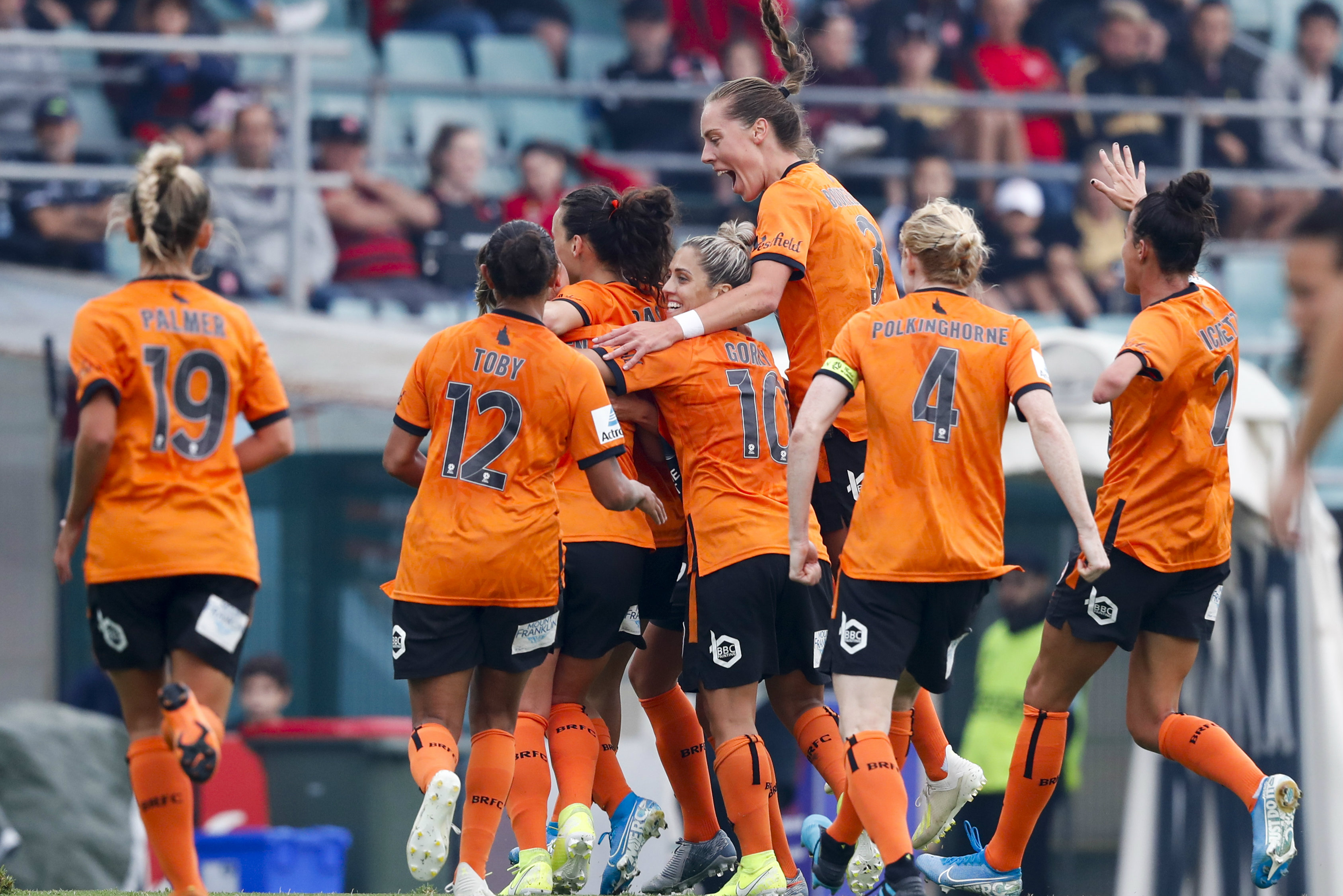 Brisbane Roar celebrate