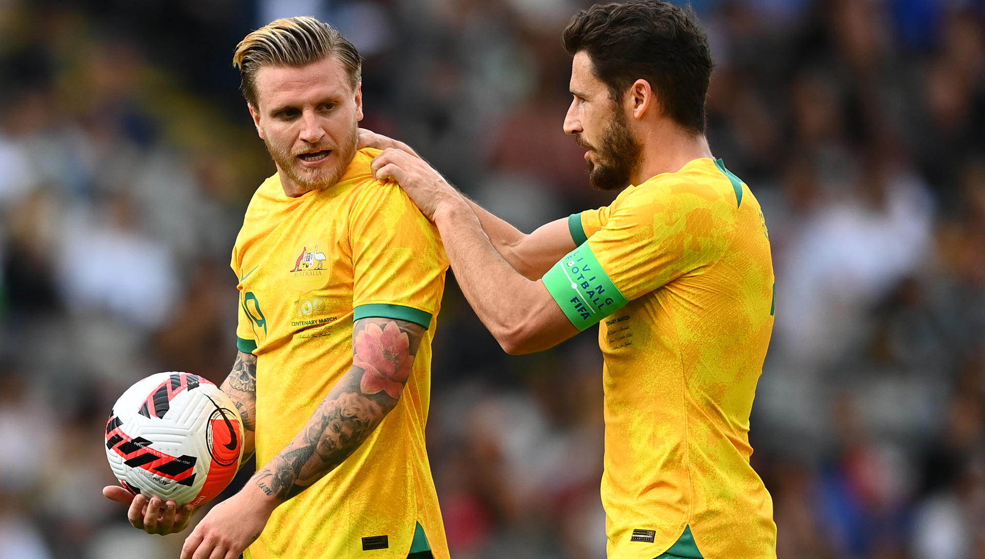 Jason Cummings and Mathew Leckie