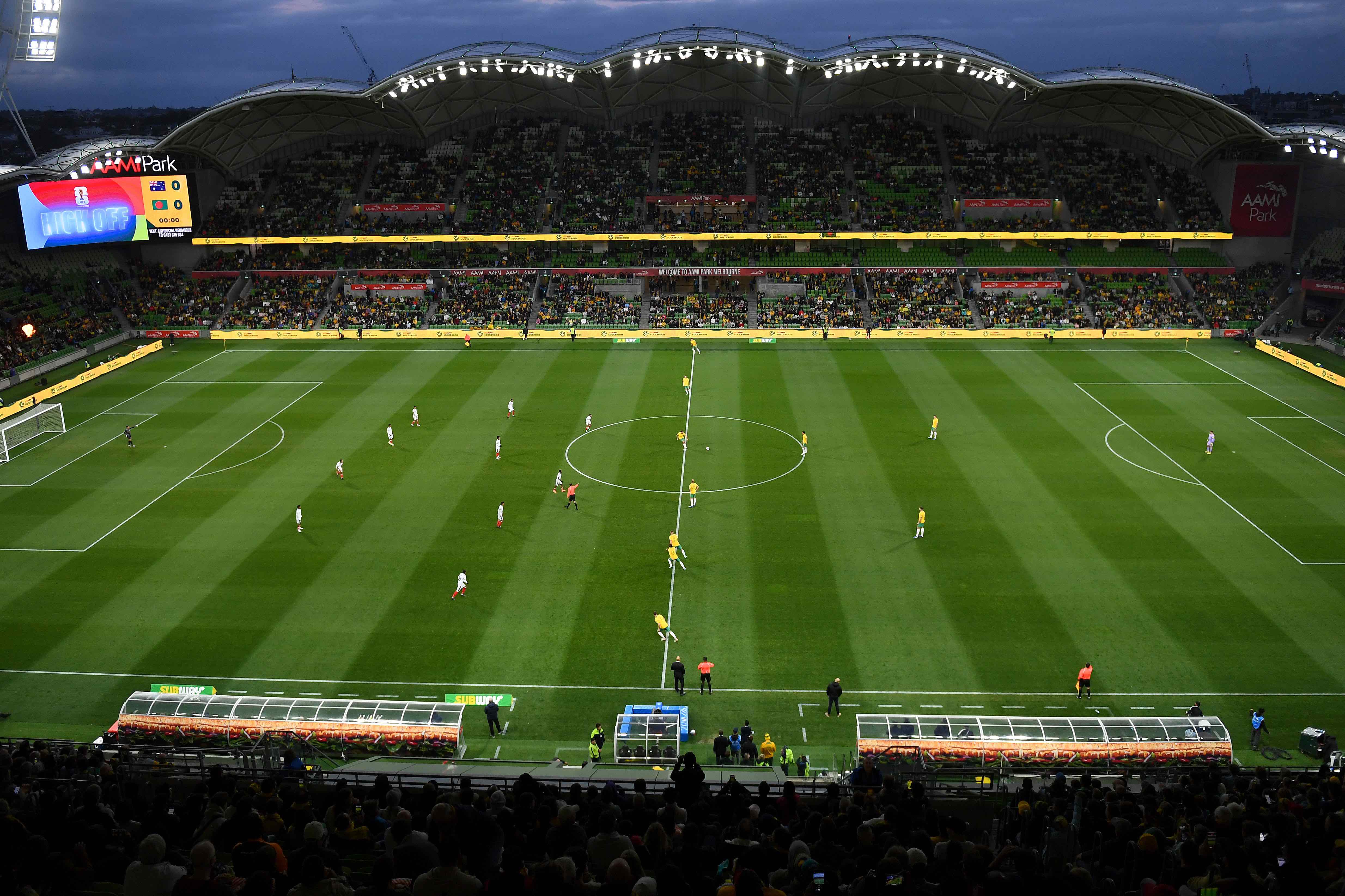 The Socceroos' record at Melbourne Rectangular Stadium | My Football