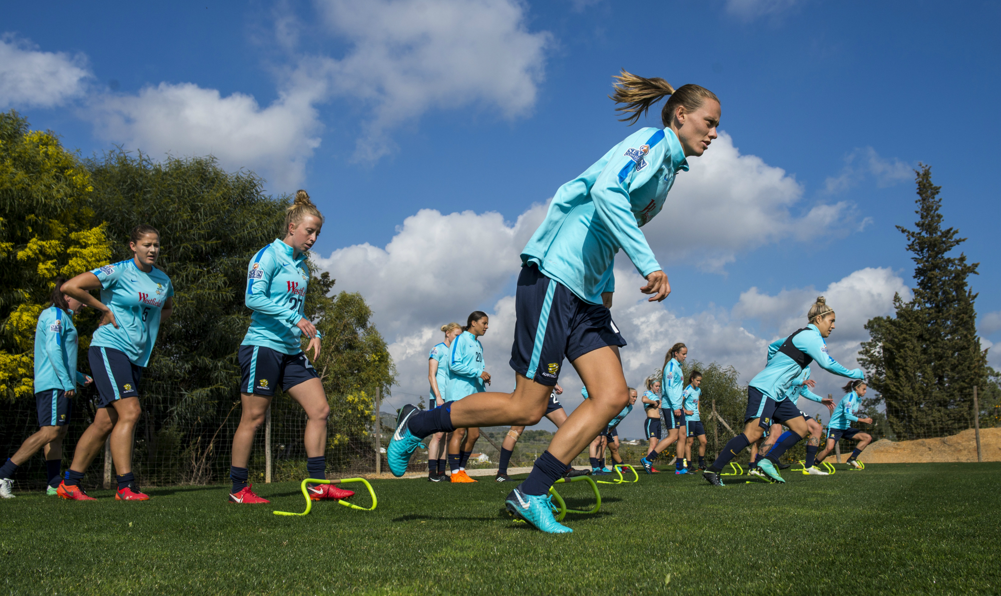 Emily van Egmond Matildas training