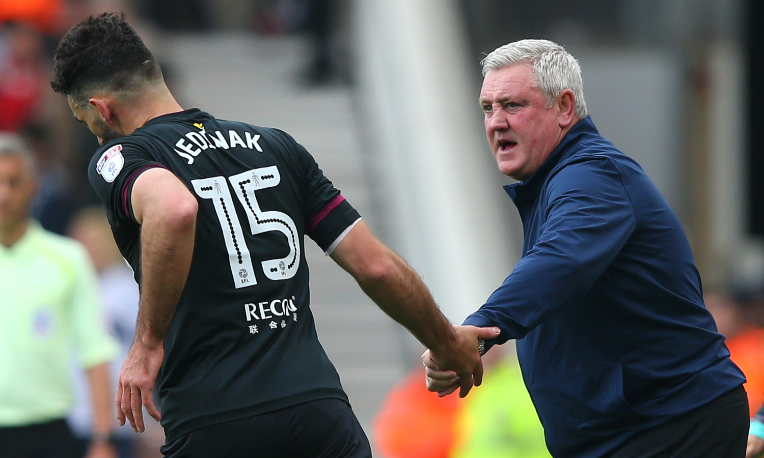 Mile Jedinak and Steve Bruce
