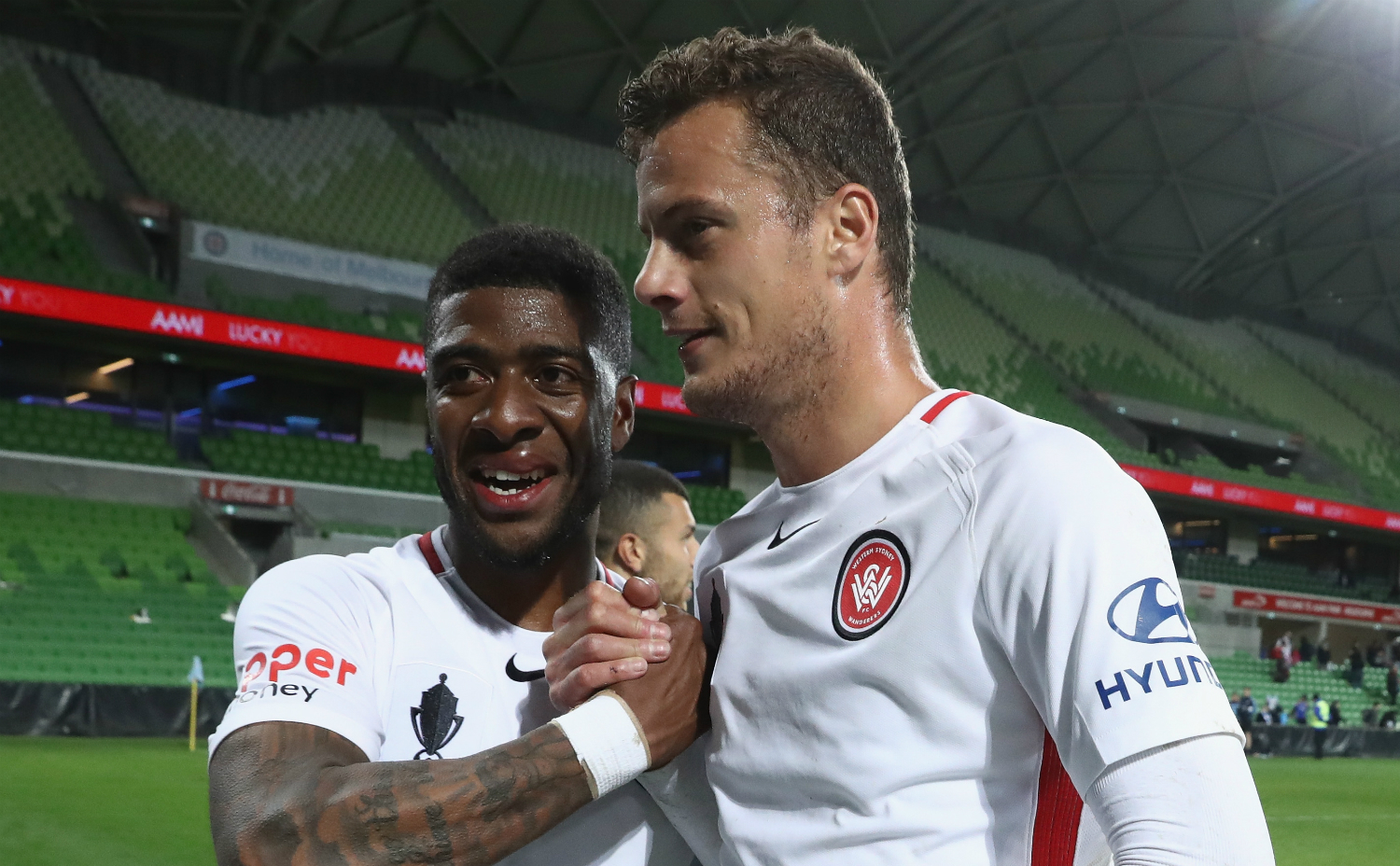 Roly Bonevacia and Oriol Riera