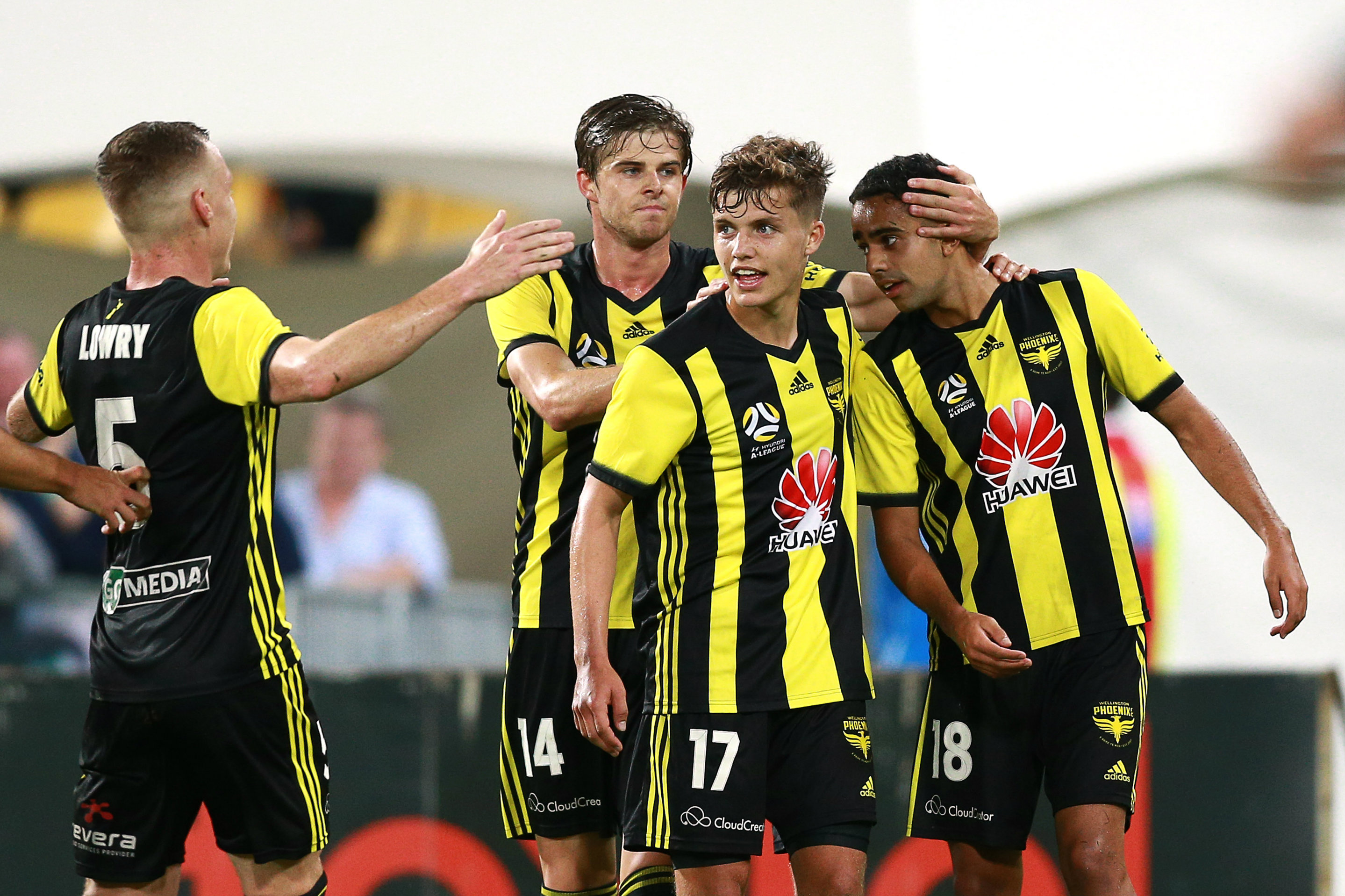 Wellington Phoenix celebrate