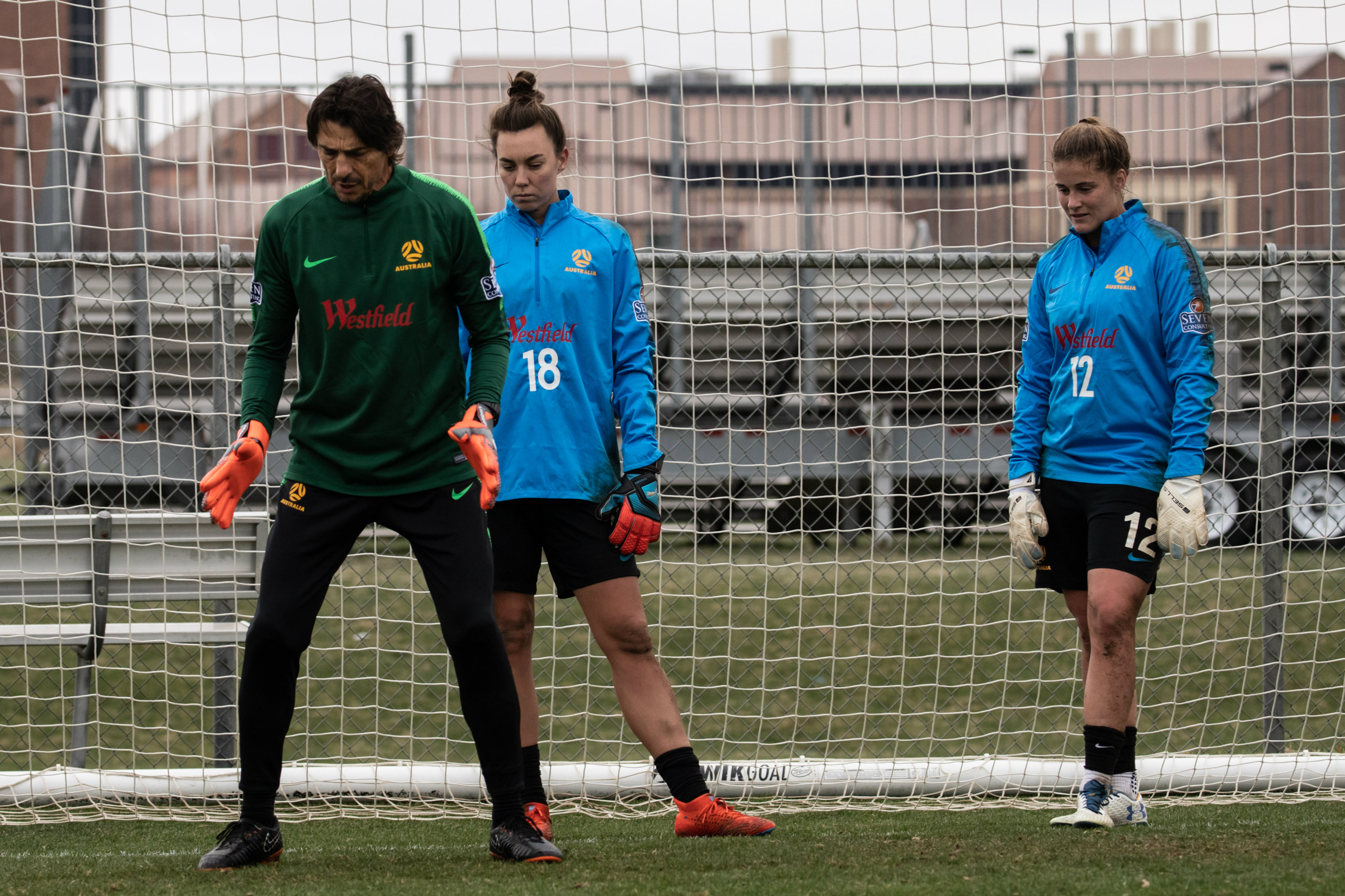 John Gorza puts the Westfield Matildas keepers through their paces.