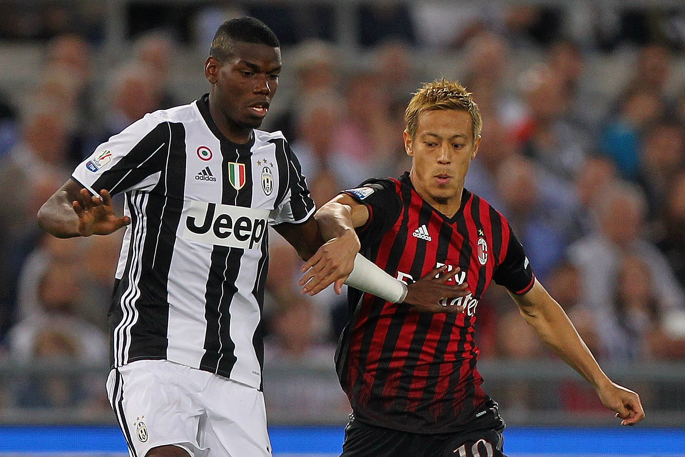 Honda made 81 appearances for Milan, scoring nine goals.