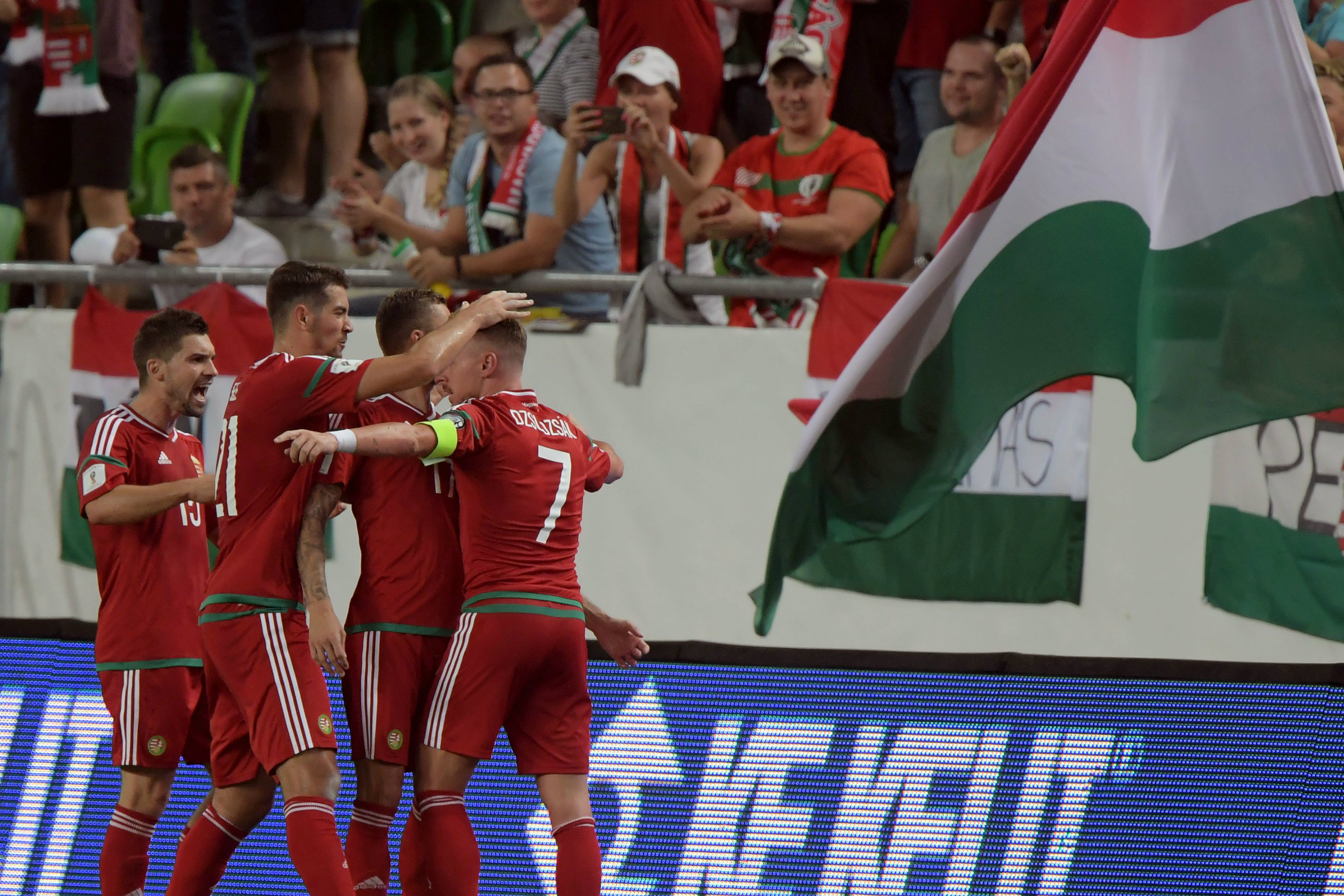 Hungary celebrate