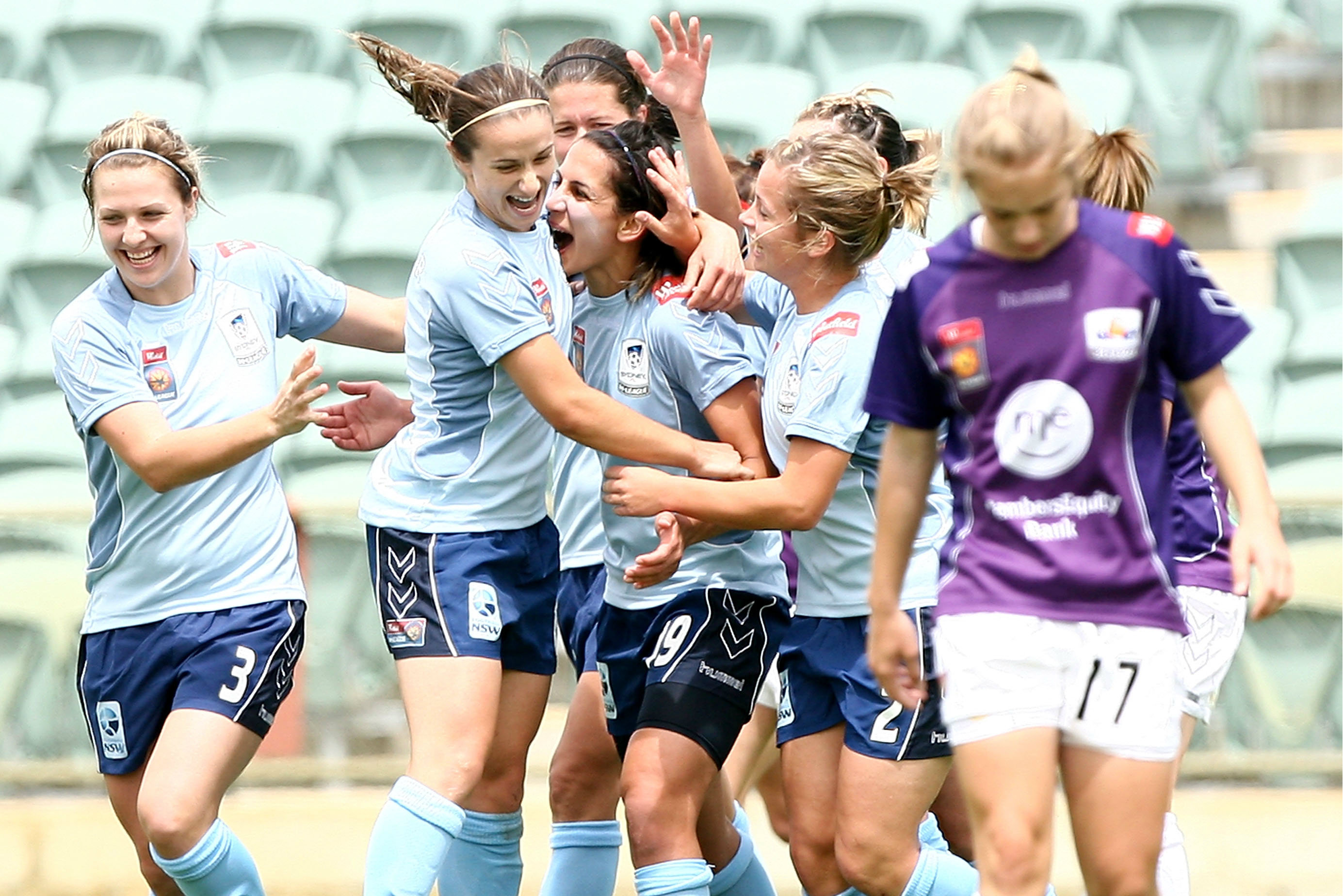 Leena Khamis scored the first-ever goal in the Westfield W-League.