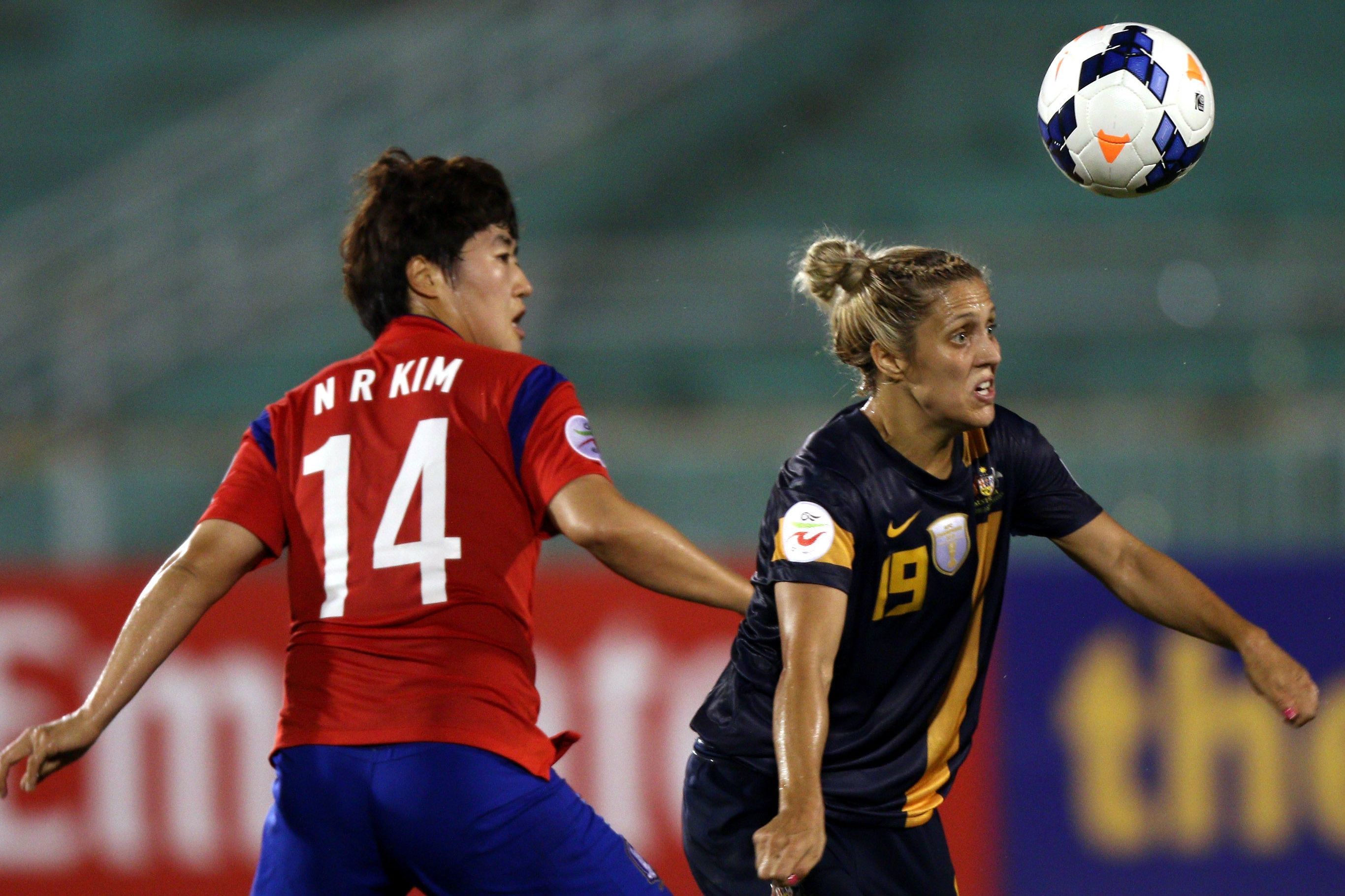 Katrina Gorry opened the scoring in the Asian Cup semi in 2014.