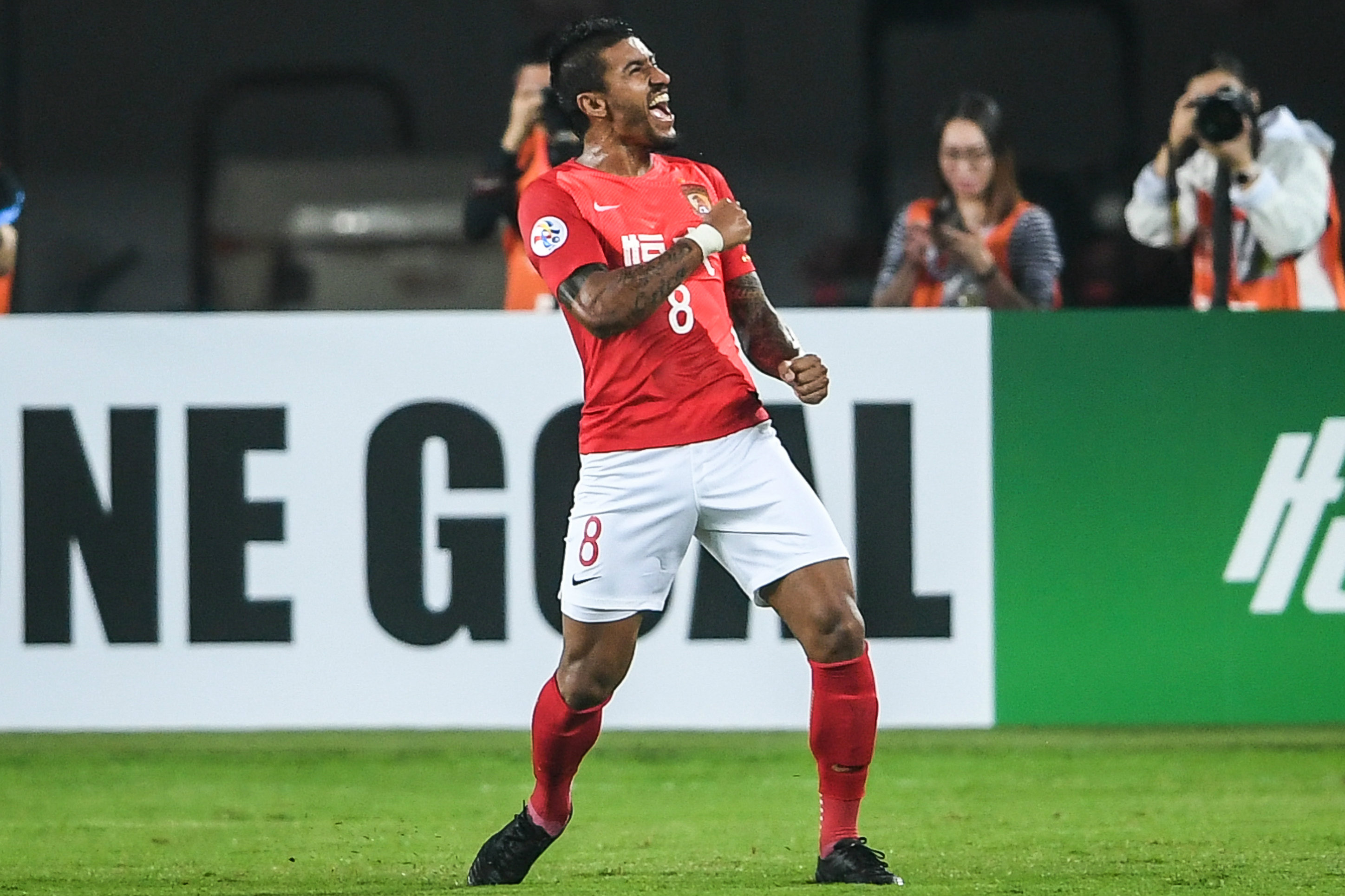 Guangzhou Evergrande's Brazilian star Paulinho