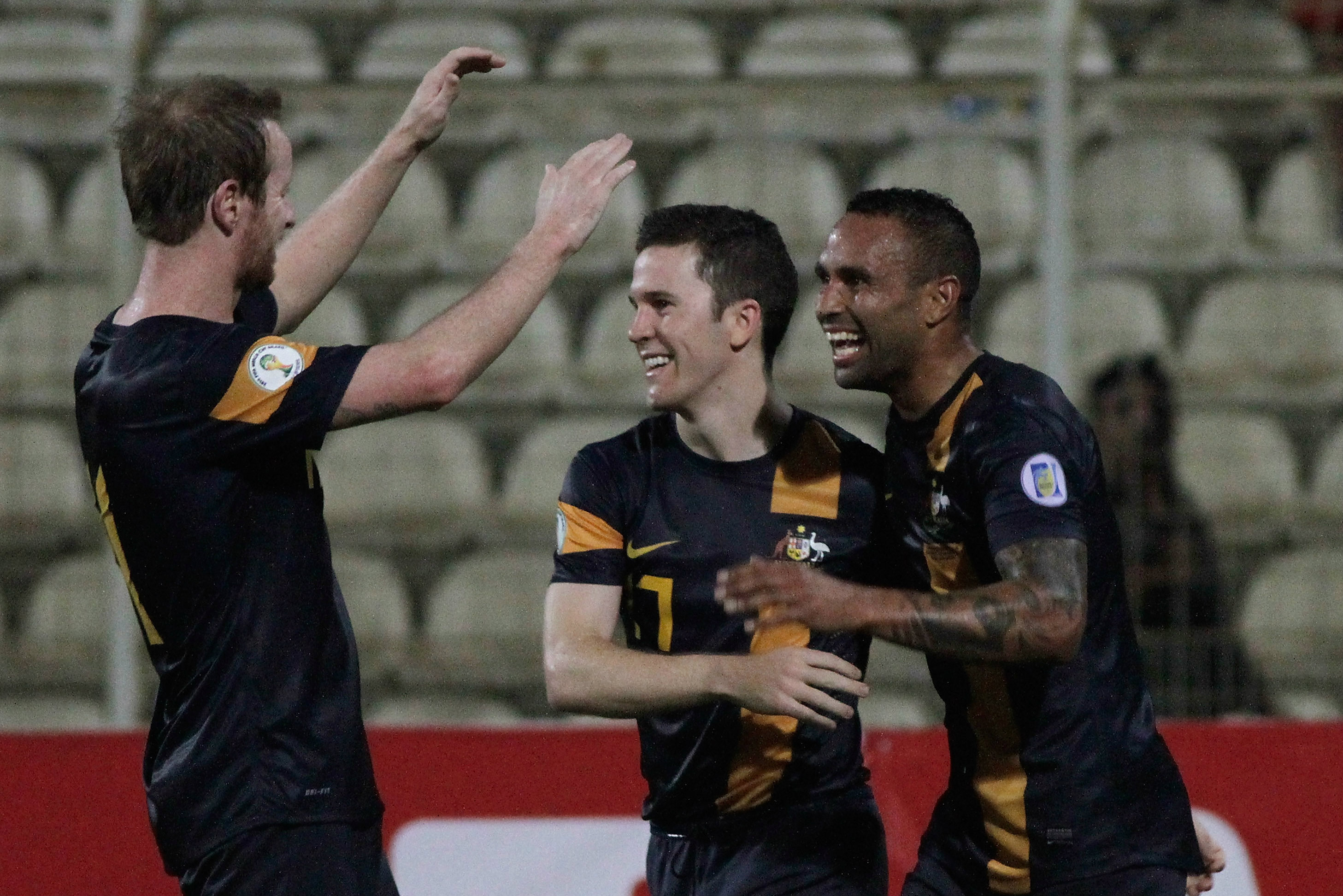 Archie Thompson completed the scoring late in the match.