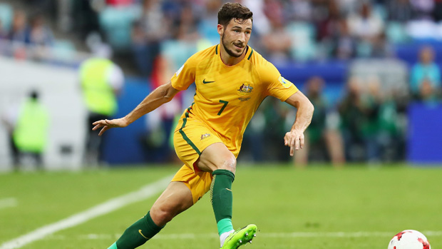 Mat Leckie and Mitch Langerak will meet on the opening day of the new Bundesliga season.