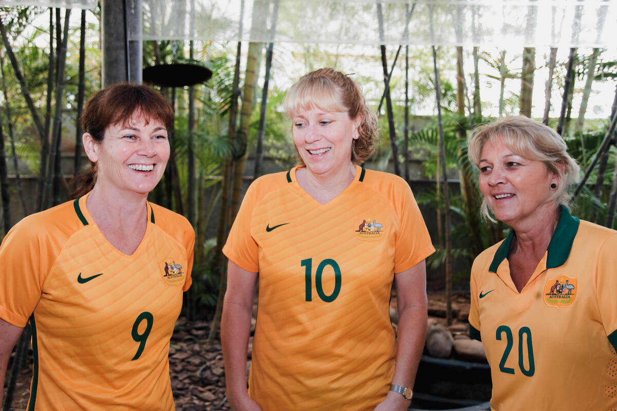 Three Mums Laughing