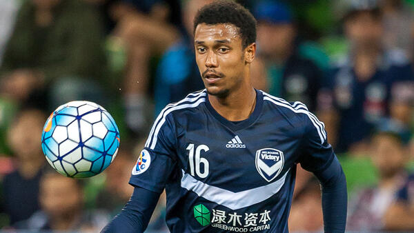 Melbourne Victory midfielder Rashid Mahazi.