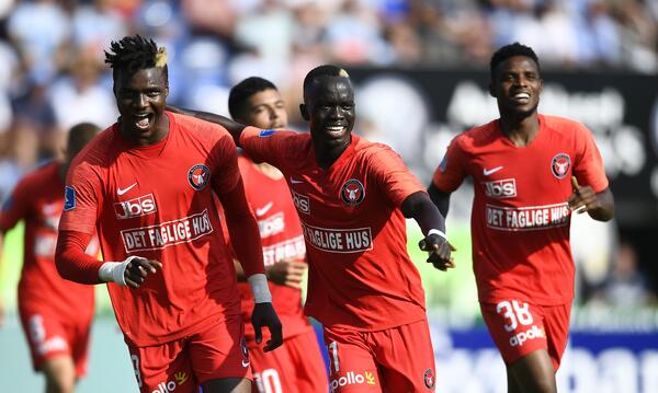 Awer Mabil scored a beauty in this morning's win over Sonderjyske 