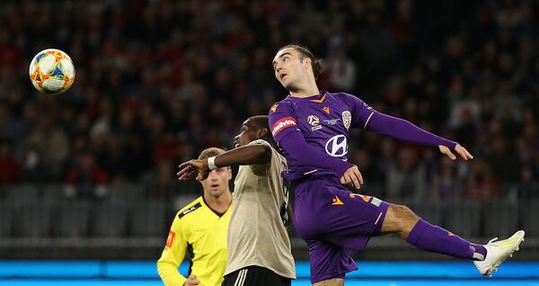 Nick D'Agostino scored a hat-trick in six minutes for Perth on Wednesday