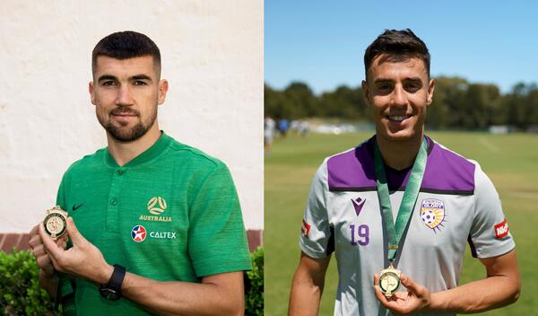 Mathew Ryan and Chris Ikonomidis