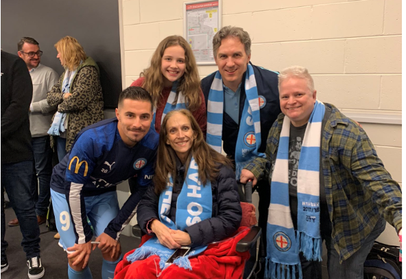 Melbourne City lifelong fan Paula Bedford 