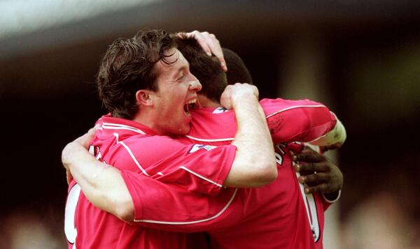 Robbie Fowler and Markus Babbel 