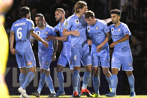 Melbourne City celebrate