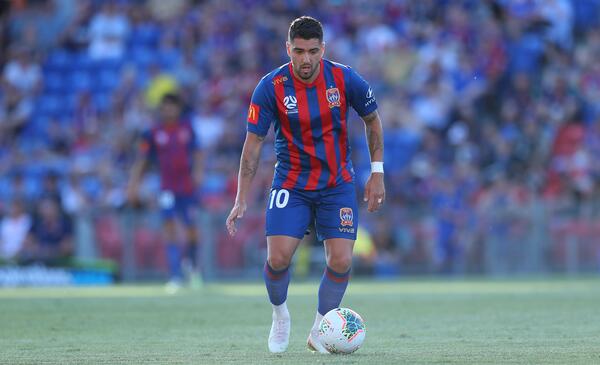 Dimitri Petratos of Newcastle Jets 