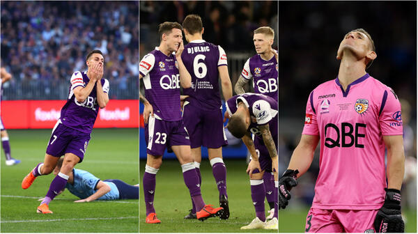 Perth Glory players shattered