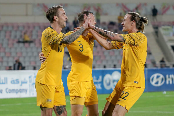 Socceroos celebrate
