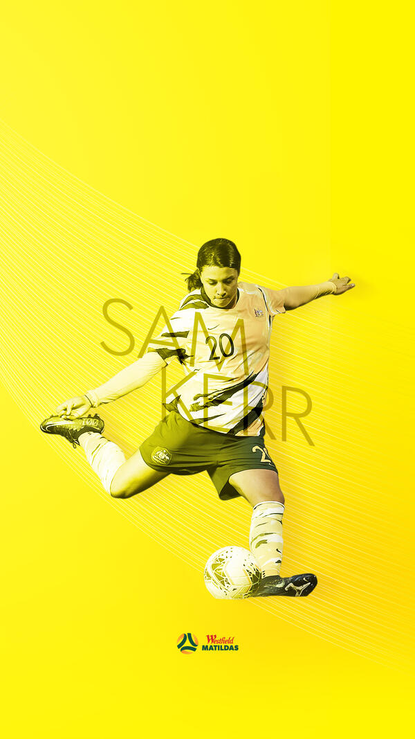 Sam Kerr mobile wallpaper