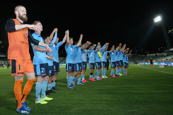 Sydney FC celebrate