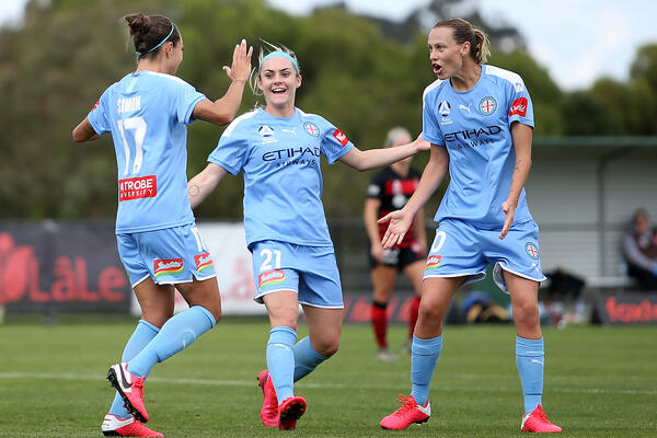 Melbourne City celebrate