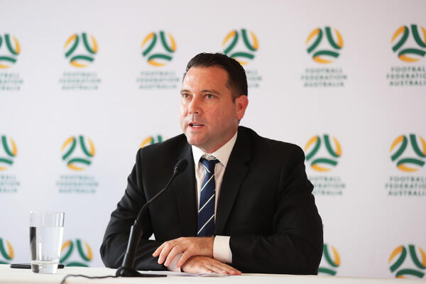 FFA CEO James Johnson speaks to the media on Tuesday