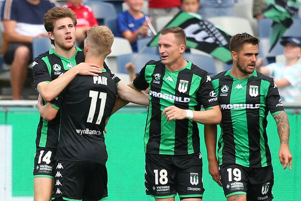 Max Burgess; Western United celebrate