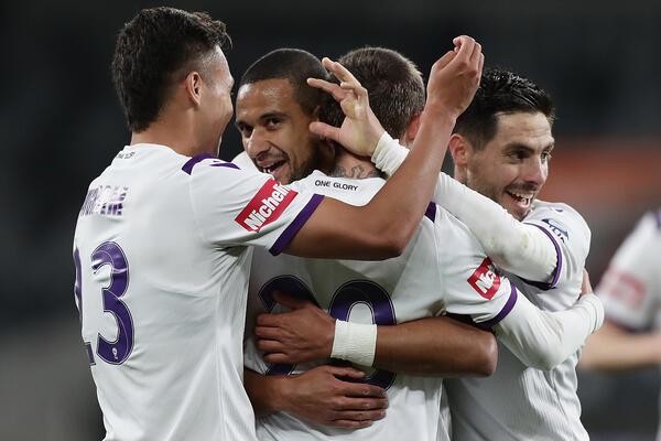 Perth Glory celebrate