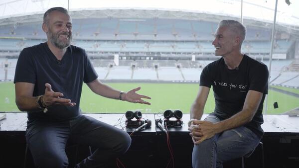Simon Hill Craig Foster Socceroos Uruguay 2005