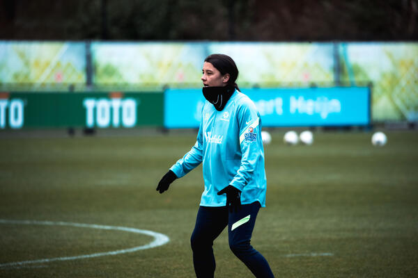 Sam Kerr training camp netherlands 