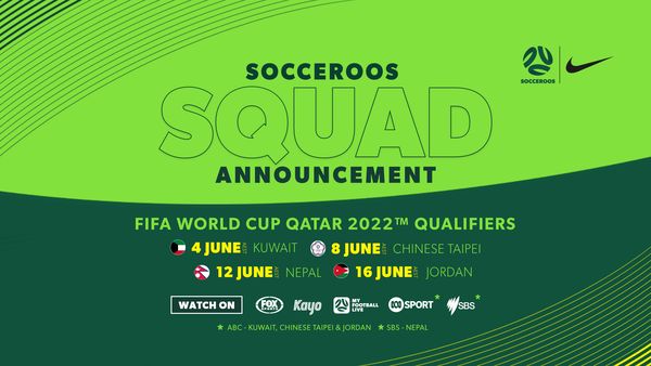 Socceroos Squad Announcement