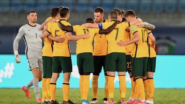 Socceroos Huddle