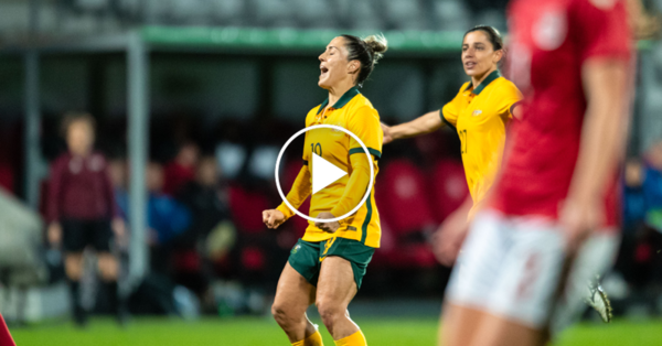 CommBank Matildas overcome Danes in 3-1 victory