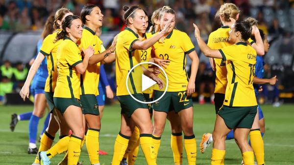 WATCH: CommBank Matildas close off 2022 with 2-0 win against Thailand
