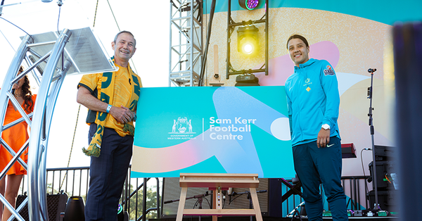 WA State Football Centre renamed to inspire the next Sam Kerr