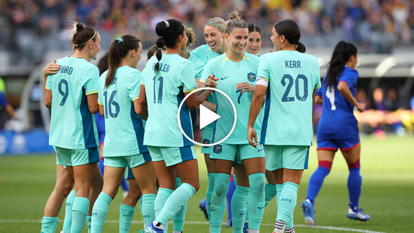 WATCH: CommBank Matildas emphatically defeat Philippines 8-0