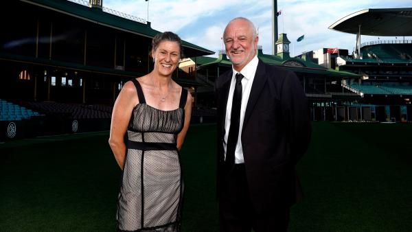 Cheryl Salisbury and Graham Arnold