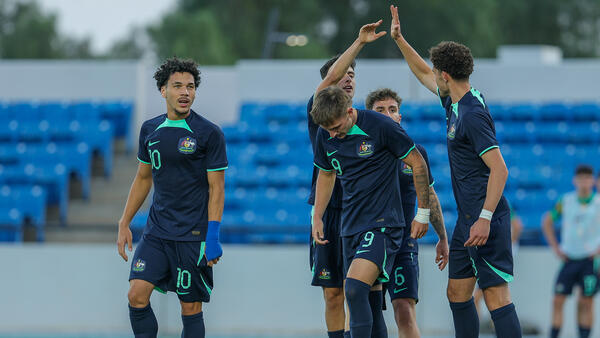 Young Socceroos record 2-1 comeback win over Palestine