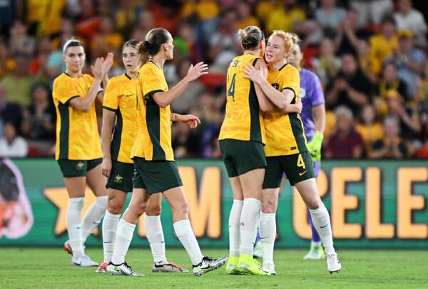 Olympic Silver Medalists Brazil defeat CommBank Matildas 3-1 in Clare Polkinghorne's celebration game